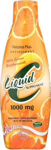 Natures Plus Vitamin C 1000 Mg Liquid Orange, 30 FZ in Saudi Arabia