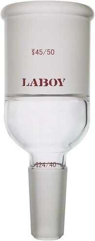 Laboy Glass Reducing Connecting Adapter from 24/40 Outer to 45/50 Inner Glass Joint Chemistry Lab Glassware in Saudi Arabia