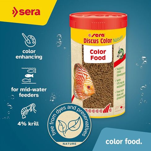 sera 334 Discus Color Red 3.9 oz 250 ml Pet Food, One Size in Saudi Arabia