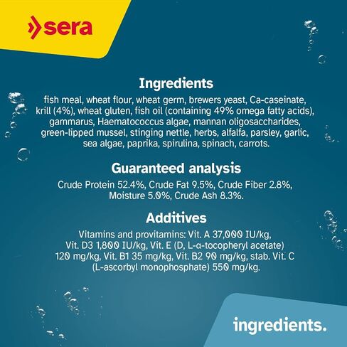 sera 334 Discus Color Red 3.9 oz 250 ml Pet Food, One Size in Saudi Arabia