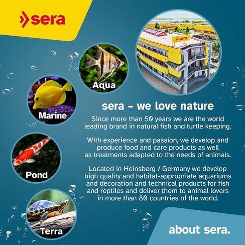 sera 334 Discus Color Red 3.9 oz 250 ml Pet Food, One Size in Saudi Arabia