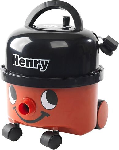 Casdon Henry Vacuum Cleaner. Toy Vacuum Cleaner for Children Aged 3+. Looks and Works Just Like The Real Thing,Red/Black in Kuwait
