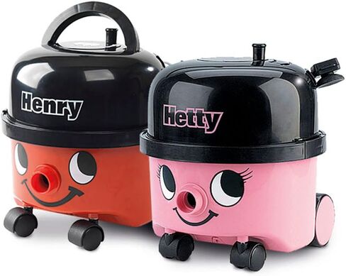 Casdon Henry Vacuum Cleaner. Toy Vacuum Cleaner for Children Aged 3+. Looks and Works Just Like The Real Thing,Red/Black in Kuwait