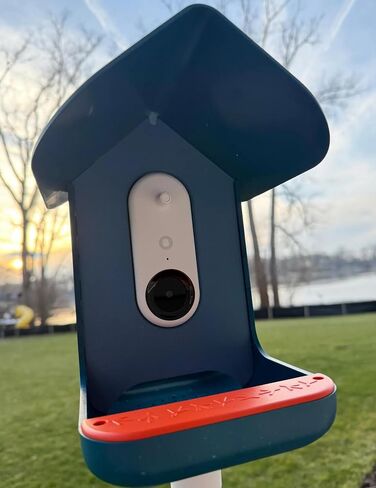 Perch and Fence Accessory Package, Compatible With Bird Buddy Bird Feeder in Blue in Saudi Arabia