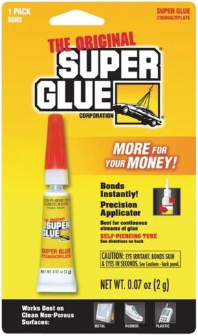 The Original SuperGlue SGH2-12 Super Glue Tube (Single Pack), Multicolor in Saudi Arabia