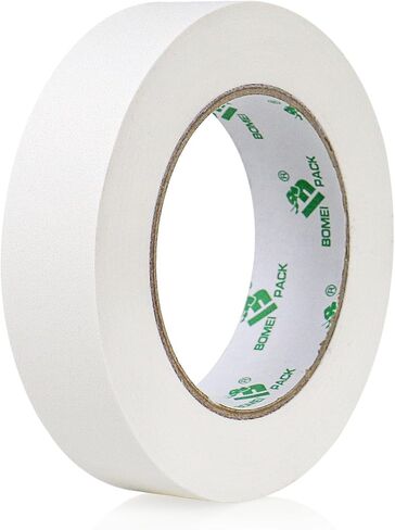 BOMEI PACK Yellow Gaffer Tape, Matte Non-Reflective, 1inch x 30yds No Residue Hand Tear Self-Adhesive Gaffer Tape for Labeling, Cable, Stage, Photo Studio, Painters and Duct Repair, 1 Pack in Kuwait
