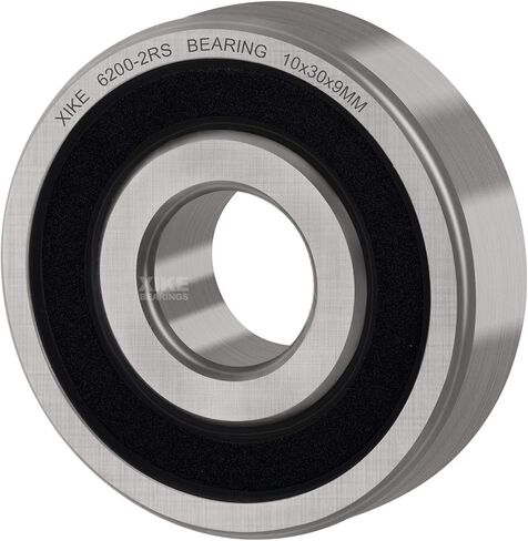 XiKe 10 Pcs 6209-2RS Double Rubber Seal Bearings 45x85x19mm, Pre-Lubricated and Stable Performance and Cost Effective, Deep Groove Ball Bearings. in Saudi Arabia