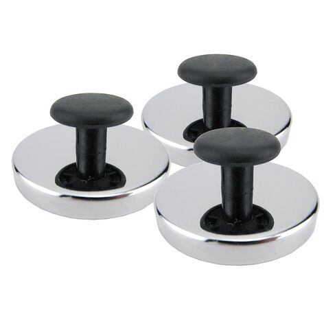 مستديرة من MASTER magnetics قاعدة قفل مغناطيسي مع مقبض ، مصنوع من الكروم ، 04 " في القطر ، 0. 98 بوصة الارتفاع الكلي مع مقبض 1 " في القطر 24 سم/35 كجم ، (علبة من 3) in Saudi Arabia