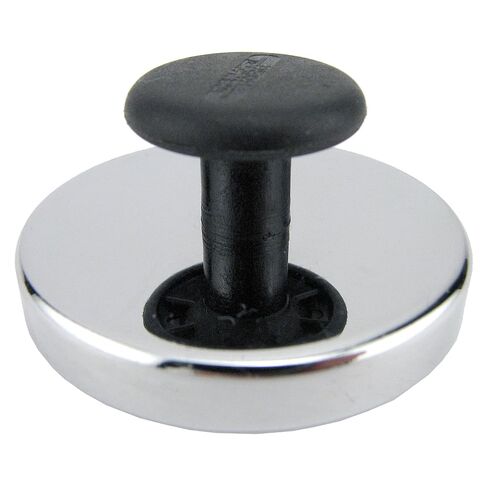 مستديرة من MASTER magnetics قاعدة قفل مغناطيسي مع مقبض ، مصنوع من الكروم ، 04 " في القطر ، 0. 98 بوصة الارتفاع الكلي مع مقبض 1 " في القطر 24 سم/35 كجم ، (علبة من 3) in Saudi Arabia