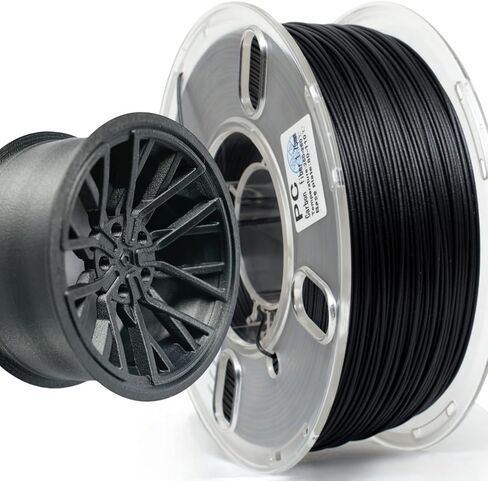 PRILINE Carbon Fiber Polycarbonate 1KG 1.75 3D Printer Filament, 1kg 1.75 mm,Black in Saudi Arabia