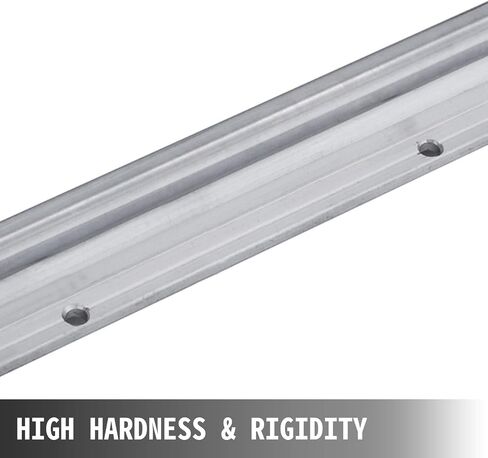 Happybuy Linear Rail 2PCS SBR12-1000mm، دليل خطي 2xLinear دليل القضبان و4xSquare نوع النقل كتل تحمل، مجموعة السكك الحديدية CNC، القضبان الخطية ومجموعة المحامل، للآلات والمعدات الآلية in Saudi Arabia