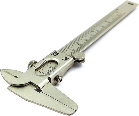 Non Digital Vernier Caliper Metric -Imperial Measuring System Tools for Inside, Outside, Depth & Step (Non Steel Plated Body) in Saudi Arabia