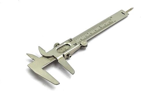 Non Digital Vernier Caliper Metric -Imperial Measuring System Tools for Inside, Outside, Depth & Step (Non Steel Plated Body) in Saudi Arabia