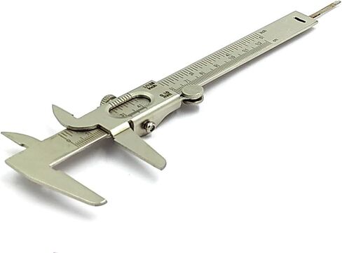 Non Digital Vernier Caliper Metric -Imperial Measuring System Tools for Inside, Outside, Depth & Step (Non Steel Plated Body) in Saudi Arabia