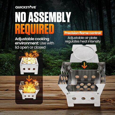 QuickStove Portable Cook Kit - Multi-Fuel Stove, Stainless Steel Pot and Fuel in Saudi Arabia