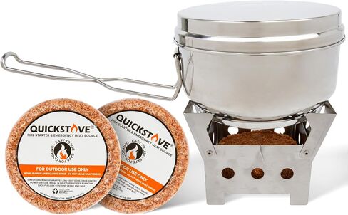 QuickStove Portable Cook Kit - Multi-Fuel Stove, Stainless Steel Pot and Fuel in Saudi Arabia