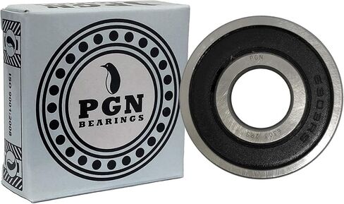 محمل PGN (10 عبوات) 6303-2RS - محمل كروي مختوم من الصلب الكروم المشحم - محامل 17x47x14 مم مع ختم مطاطي ودعم دورة في الدقيقة العالية in Kuwait