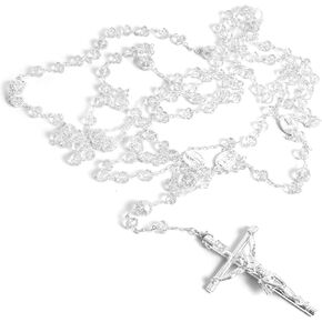 لاسو الزفاف بالكريستال - لازو دي بودا - مسبحة كبيرة الحجم مع صليب لحفل الزفاف - حبل وحدة الزفاف التقليدي - هدية الزفاف (ذهبي) in Kuwait