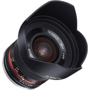 Rokinon RK12M-MFT-SIL 12mm F2.0 عدسات بزاوية واسعة للغاية لكاميرات Olympus/Panasonic Micro 4/3 in Kuwait