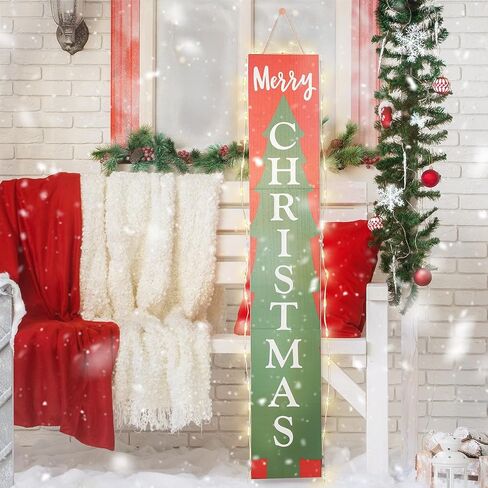 علامة ديكو محددة 47 بوصة للباب الأمامي، علامة الشرفة لرجل الثلج في عيد الميلاد، علامة ترحيب واقفة للمزرعة لديكور الشرفة الأمامية، علامة الشرفة المعلقة لزينة عيد الميلاد لديكور الحائط الداخلي والخارجي. in Kuwait