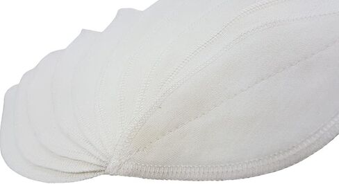 Lilind® 10 عبوات من الفوط ذات الشفاه المتداخلة، قماش عضوي قابل لإعادة الاستخدام، وسادات الدورة الشهرية قابلة للغسل، بدون نفايات 100% قطن زهور عشوائية in Kuwait