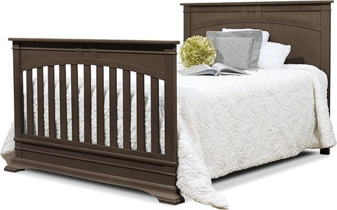 Sorelle Furniture Toddler Rails and Full-Size Bed Adult Rails, Sorelle Wood Bed Rail & Crib Conversion Kit, Converts Sorelle Furniture Crib to Toddler Bed and Full-Size Bed, # 215 - Heritage Fog in Kuwait