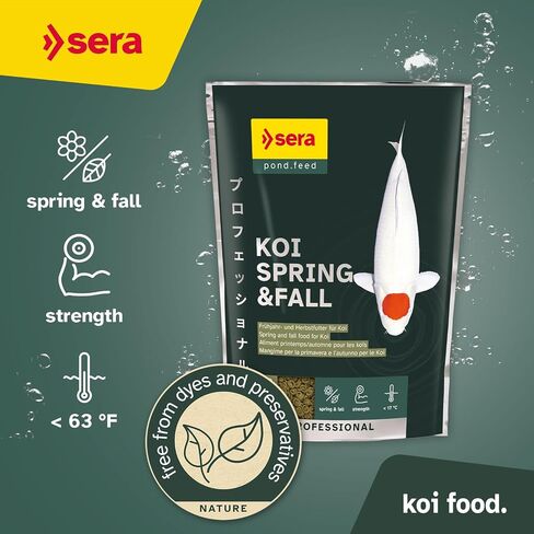 Sera 7009 KOI Professional Spring/Autumn 15.4 lb 7 kg Pet Food, One Size in Kuwait