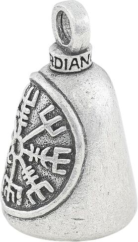 Guardian Bell Peace Bell (1-Pack) Good Luck Bell w/Keyring & Black Velvet Gift Bag | Motorcycle Bell | Lead-Free Pewter | Good Luck Gift to Friends & Family | Bike Bell | Made in USA in Saudi Arabia