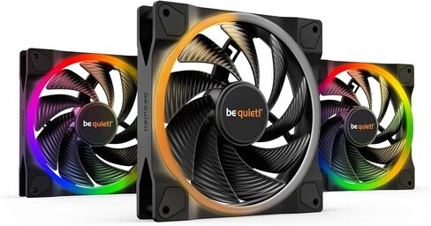 be quiet! Light Wings White 120mm PWM high-Speed Triple Pack, Premium ARGB Cooling Fan, 4-Pin - BL101 in Kuwait