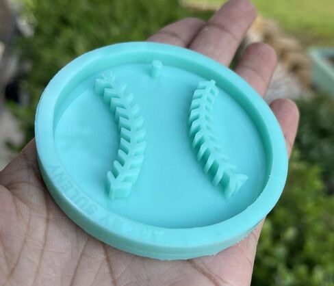 Baseball Keychain Mold - Mold for Resin - Baseball Mold - Ball Mold - Keychain mold - Silicone Mold for Epoxy Resin in Saudi Arabia