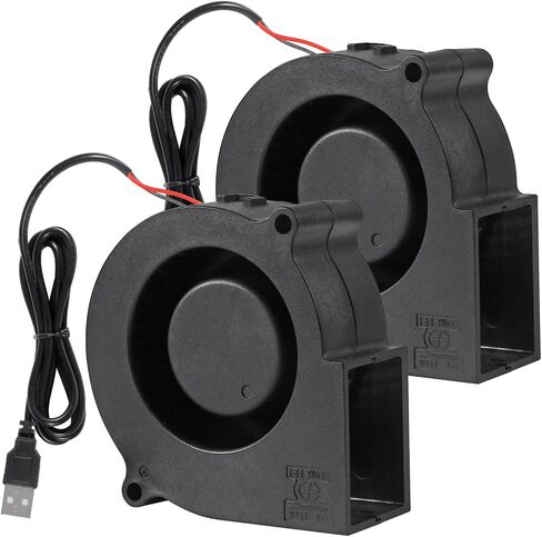 UMLIFE 4PCS 75mm 5V USB Fan 75mm x 15mm Fan 5V USB DC Brushless Cooling Blower Fan for 3D Printer PC CPU Computer Case Fan Cooler in Saudi Arabia