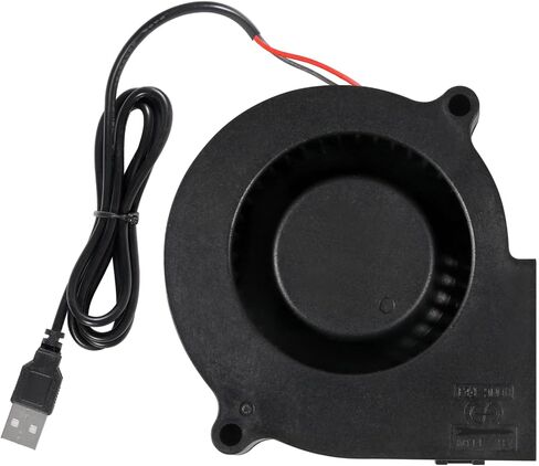 UMLIFE 4PCS 75mm 5V USB Fan 75mm x 15mm Fan 5V USB DC Brushless Cooling Blower Fan for 3D Printer PC CPU Computer Case Fan Cooler in Saudi Arabia
