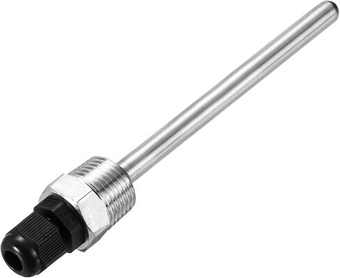 uxcell 8mm Dia G1/2 Thermowell Weldless Stainless Steel 201 100mm Length for Beer Fermenter in Kuwait