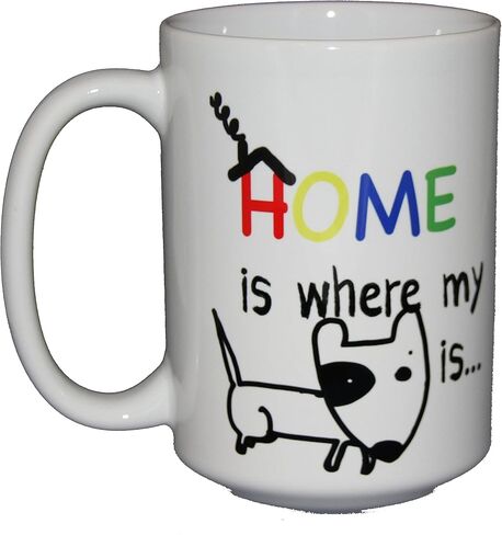 Dog Lover Coffee Mug - Show Me Your Pitties - Funny Pitbull Cup - Pit Bull - American Stafforshire Terrier - Panting Puppy (Show Me Your Pitties) in Saudi Arabia