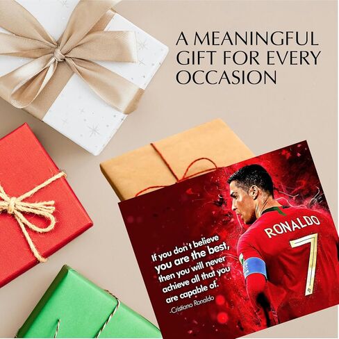 If You Don't Believe- Inspirational Quote Wall Art Decor, Motivational Soccer Player Print, Ideal For Home Decor, Office Decor, Classroom & Gym Decor. Great Gift For Ronaldo Fans. Unframed- 8x10 in Saudi Arabia
