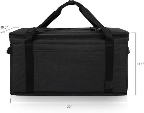 ONIVA - a Picnic Time brand 64 Can Collapsible Cooler, Large Insulated Soft Cooler Bag, Portable Beach Cooler with Shoulder Strap, (Heathered Gray) in Saudi Arabia