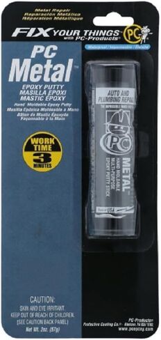 PC Products PC-Metal Epoxy Putty, 2 oz Stick, Dark Gray in Saudi Arabia