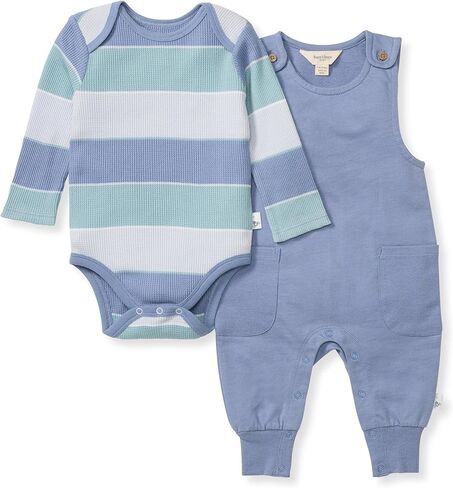 Burt's Bees Baby Baby Boys' Romper Jumpsuit, 100% Organic Cotton One-Piece Coverall, Merry Marsh, 9 Months in Saudi Arabia