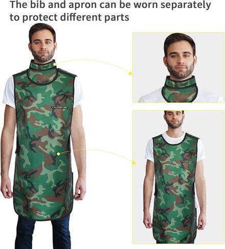 ANNWAH 0.35mmPb X-Ray Apron,Lightweight X-Ray Shield Apron for Adult,Dental Lead Apron in Kuwait