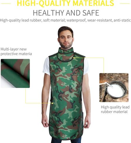 ANNWAH 0.35mmPb X-Ray Apron,Lightweight X-Ray Shield Apron for Adult,Dental Lead Apron in Kuwait