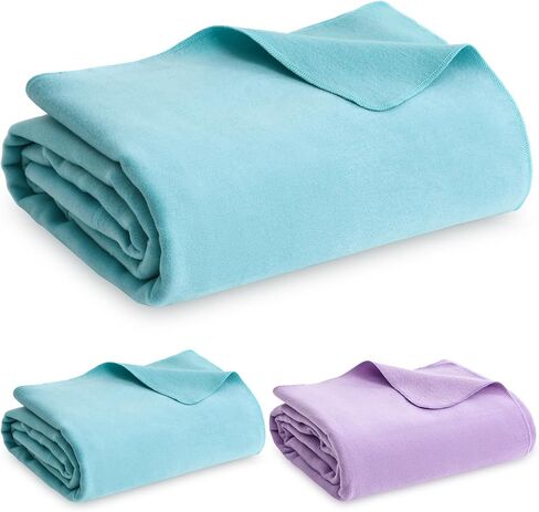 Peryiter 2 Pcs Military Camping Blanket 64" x 88" Warm Wool Blanket Thick Thermal Washable Emergency Blanket for Outdoors Sporting Events Survival Kits Everyday Use, 2 Colors in Kuwait