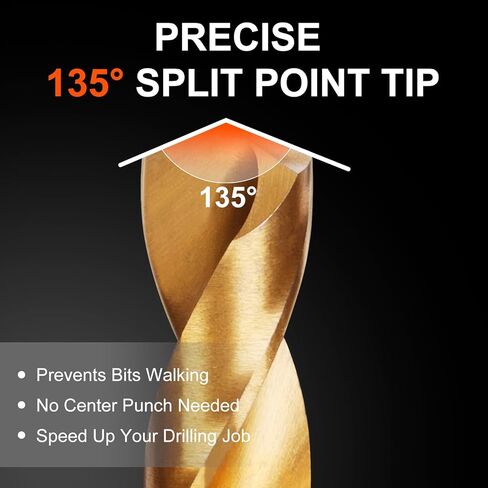 مجموعة لقم مثقاب كومووير - مجموعات لقم مثقاب الخشب HSS، للأغراض العامة، أكسيد أسود لسبائك الخشب والبلاستيك 10 قطع in Kuwait