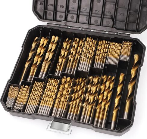 مجموعة لقم مثقاب كومووير - مجموعات لقم مثقاب الخشب HSS، للأغراض العامة، أكسيد أسود لسبائك الخشب والبلاستيك 10 قطع in Kuwait