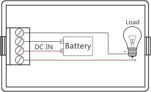 DC Power Meter, DROK 6.5-100V 100A 12V 24V 36V 48V 60V 72V Volt Amp Watt Meter, LCD Display Multimeter Voltage Current Energy RV Battery Monitor Voltmeter Ammeter Wattmeter Panel with 100A Shunt in Kuwait