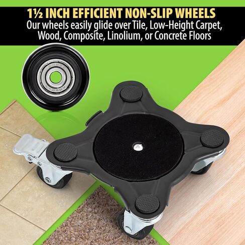 مجموعة أدوات رفع الأثاث مكونة من 9 قطع، حاملة أثاث بوزن 1100 رطل مع عجلات، مثلث 4 عجلات مزلقات أثاث ورافع أثاث للأثاث الثقيل، الأجهزة المتحركة دوللي إلخ in Kuwait