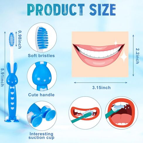 Skylety 2 Set Dentist Kit for Kids Dental Teeth Model with Toothbrush and Children Dental Educational Cards, Dentist Standard Size Fake Braces Demonstration Dental Teaching Kit for Children Student in Saudi Arabia