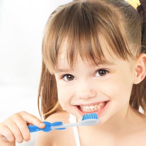 Skylety 2 Set Dentist Kit for Kids Dental Teeth Model with Toothbrush and Children Dental Educational Cards, Dentist Standard Size Fake Braces Demonstration Dental Teaching Kit for Children Student in Saudi Arabia