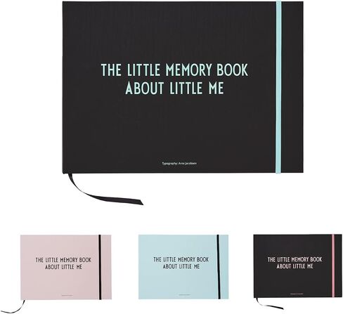 كتاب ذكريات صغير لأحرف التصميم للسنوات السبع الأولى | كتاب ذكريات الطفل مع مظروف/إشارة مرجعية | ألبوم قصاصات الأطفال | كتب الأطفال تذكار للآباء الجدد | مجلة الطفل in Kuwait