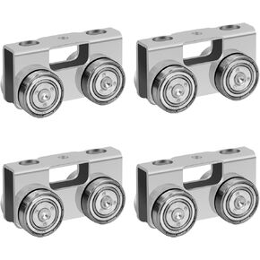 مجموعة عجلات P2750-EG ذات 4 عجلات خفيفة للاستخدام مع جميع قنوات P1000، P1001، P5000، P5000، P5001، P5500، P5501 أو قناة أطول، Unistrut، Superstrut (4 عبوات) مقاس 1-5/8 بوصة in Saudi Arabia