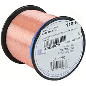 ANDE Monofilament Premium 1/8 رطل وردي 8# اختبار حوالي 780yd #PP00018008 in Kuwait